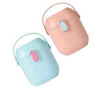 TOYANDONA 2set Dispenser Di Formula Per Ragazzo Ragazza Portatile Con Cucchiaio Scatola Sigillata Per Latte Polvere Da Design Ergonomico