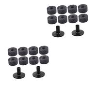 TOYANDONA 2sets Accessori Per Batteria Feltrini Per Piatto e Tubolari Per Tamburi Per Musicisti e Principianti Compatibile Con Batteria Acustica Ed Elettronica