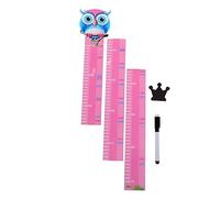 TOYANDONA 2sets Adesivi Murali Per Misurazione Con Design Animali Cartoon Adesivo Rimovibile Per Ragazzo Ragazza Decorazione Per Cameretta Facile Da Applicare Residui