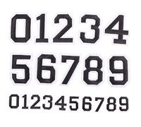 TOYANDONA 2sets Numeri Autoadesivi Per Magliette Calcio Adesivi Numeri Non Nero Cornice Pratici Per Magliette Sport e Caschi