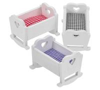 TOYANDONA 3 mobili per la casa delle bambole bambole mini presepe domestico mini presepe stoffa