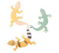 TOYANDONA 3 Modelli Lucertola in Figurine Rettile Realistiche e Sicure Decorazioni Educative per Giardino