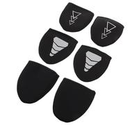 TOYANDONA 3 Paia di Copriscarpe Termici da Ciclismo Impermeabili in Neoprene Antivento, Copripunta e Copristivali Riflettenti per Ciclismo Outdoor e Protezione Invernale