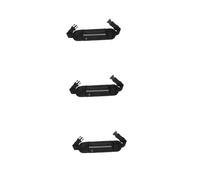 TOYANDONA 3 Pezzi Borsa in vita antifurto Borsa a cinghia sacchetto della cintura in vita sportiva piccolo borsa per furto buste antifurto portafoglio nascosto tessuto elastico Nero
