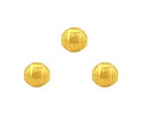 TOYANDONA 3 Pezzi Ciondolo DIY a Sei Parole in Rame Dorato per Gioielli | Finitura Raffinata, Forma Unica e Stile Delicato, per Cosplay e Portachiavi, Colore Oro