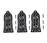 TOYANDONA 3 Pezzi Copri Truss Rod Per Chitarra Nero Gr34 Custodia 3 Fori Per Chitarre Elettriche