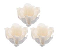 TOYANDONA 3 Pezzi Diffusore di Fragranze Fiori di Carta Magnolia Bianca Fatti a Mano per Camera da Letto e Casa, Rilascio Prolungato del Profumo e Creazione di Atmosfera Naturale