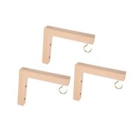 TOYANDONA 3 Pezzi Gancio per Piante Gancio da Sospeso Sospesa Ganci in Legno Thofleping Flower Gancio Fioriera Portavasi da Beige Legno