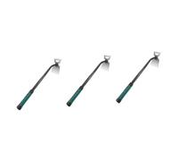 TOYANDONA 3 Pezzi Hoe Diserbante Strumenti per Il Diserbo Manuale Zappe da Giardino Strumenti di Scavo del Giardino Dispositivo di Rimozione Estrattore Forca da Diserbo Tirare Mano Acciaio