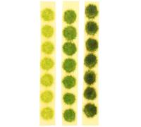 TOYANDONA 3 Pezzi Mini Arbusti Decorativi per Micro Paesaggio, Cluster di Piante Finte Verdi in Miniatura per Decorazioni Tavolo di Sabbia e Giardino in Miniatura