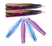 TOYANDONA 3 Pezzi Nappe Colorate per Manubrio Nastri Decorativi Leggeri per Bicicletta Scooter e Veicolo a Tre Ruote Accessori per Ragazze e Ragazzi