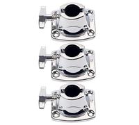 TOYANDONA 3 Pezzi Supporto per Piatti per Batteria in Metallo Argento Sospensione Innovativa e Supporto Sicuro per Rack Tamburo 19,2-22,5 Mm Accessori per Percussioni