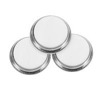 TOYANDONA 3 Pezzi Tappi Valvola a Tromba in Lega Di Zinco, Pulsanti Per Dita Design Compatto Ed Elegante, Accessori Di Ricambio Per Tromba Adatti a Vari Modelli, Per Protezione e Precisione Dei Tasti