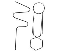 TOYANDONA 3 Pezzi telaio porta piante piantare il traliccio del giardino tralicci da giardino cremagliera rastrelliere da giardino struttura rampicante per vite ferro da stiro Nero