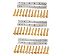 TOYANDONA 3 Pz cuscino a faccia in giù pickup a doppia bobina ciglia per auto base di prelievo telai pickup humbucker telaio del pick-up Chitarra suite Fogli di ferro Raccogliere set di viti