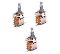 TOYANDONA 3 Pz potenziometro per chitarra spingi la pentola della chitarra potenziometro audio acustica o dell'amplificatore per i audio