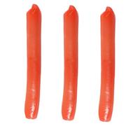 TOYANDONA 3 Salsiccia Realistici PVC per Decorazioni Cucina Esposizioni e Fotografia Accessori Versatili per Feste e Educazione Alimentare
