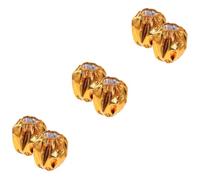 TOYANDONA 3 Set Borsa per Vaso di Fiori in Stoffa Dorata Fioriere Pianta Fioriera Esterna Robusto Manicotto per Fioriera Manica per Domestica Panno Abbronzante d'oro 2 Pezzi*3