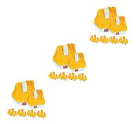 TOYANDONA 3 Set Ornamenti Cottage Di Paglia Minuscolo Villetta Arredamento Per La Casa All'aperto Mini Decorazioni Casetta in Miniatura Mini Casetta Resina Sintetica 10 Pezzi*3