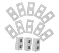 TOYANDONA 30 Mattoncini in Miniatura in Plastica per Modellismo e Decorazioni Paesaggistiche per Tavoli da Sabbia Costruzioni Architettoniche e Scene in Miniatura