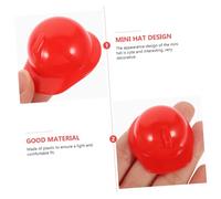 TOYANDONA 30 Miniature Worker Caps Realistic Lightweight Construction Doll Hats For Party Decorations And Role Play Accessories