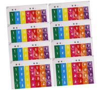 TOYANDONA 32pezzi Pan Flute Note Stickers Adesivi Pratici Per Principianti Facili Da Installare Resistente e Durevoli Accessori Musicali Per Pan Flute Guida Per Esercizi Di Percussione