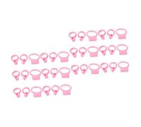 TOYANDONA 36pezzi Anelli Anelli Silicone Per Apprendimento Bacchette Strumenti Per Ragazzo Ragazza Per Bacchette Coperture Per Dita Per Insegnare Ai Ragazzo Ragazza