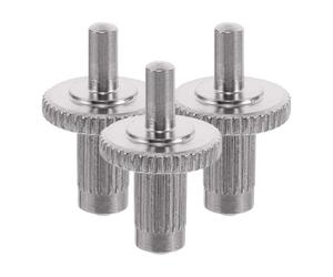 TOYANDONA 3pezzi Accessori Chitarra Elettrica Viti per Sellette Rulli Perni di Montaggio per Ponte Tremolo Inserti per Ponticello per Chitarra e Basso Elettrico