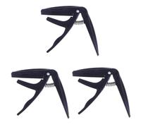 TOYANDONA 3pezzi Capo Per Ukulele Professionale Lega Di Zinco Facile Da Usare e Leggero Accessorio Per Musicisti Di Ogni Nero