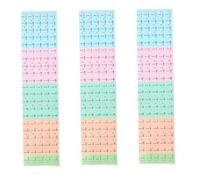 TOYANDONA 3pezzi Guzheng Scale Sticker Adesivi Per Chitarra Per Principianti e Facili Applicare Sicuri e Pratici Per Studenti e Insegnanti