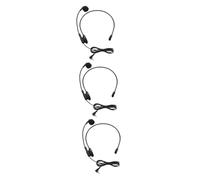 TOYANDONA 3pezzi Microfono Headset Per Insegnanti e Guide Turistiche Cuffie Con Amplificatore Vocale Suono Cristallino e Alta Fedeltà Per Conferenze e Lezioni