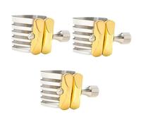 TOYANDONA 3pezzi Sax Metal Clip Acciaio Inossidabile Supporto Per Saxofono Accessorio Leggero e Pratico Per Stabilizzare Tubo Durante Le Performance Design Elegante e Resistente