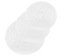 TOYANDONA 3pezzi Silent Drum Cymbal Low Volume Mute Cymbals for Practice Lightweight Alloy Percussion Instruments Easy Installation for Jazz Drumming