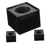 TOYANDONA 3pezzi Supporto per Microfono in Logo Cubo Quadrato per Presentatori e Reporter per Interviste Presentazioni e Registrazioni Audio Facile Installazione e Moderno Design
