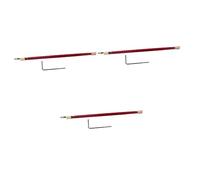 TOYANDONA 3pezzi Truss Rod Regolabile Doppia Direzione Per Chitarra e Basso Resistente Con Chiave Inclusa Facile Da Installare e Utilizzare
