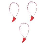 TOYANDONA 3sets Ocarina Ceramica Rossa Strumento Musicale Tradizionale Per Principianti Leggero e Portatile Facile Da Suonare Decorazione Da Tavolo