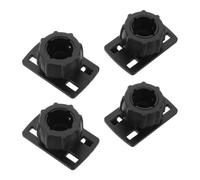 TOYANDONA 4 bussole a Sfera da 17 mm con Dadi di serraggio per Supporto per | Connettore a snodo sferico per supporto telefono auto, supporto girevole, dado di serraggio anti-allentamento, compatibile