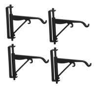TOYANDONA 4 Gancio Mini Accessori Per La Casa Delle Sospeso Minuscolo Scala Piccolo Ehi Decorazione Carino Nero Ferro Da Stiro