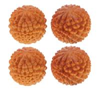 TOYANDONA 4 palline di legno Baoding, palline cinesi per esercizi manuali | Sfere decorative rilassanti per la meditazione, per allenare la forza della presa, per il relax e la consapevolezza. Design