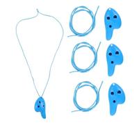 TOYANDONA 4 Pezzi 6 mini ocarine per bambini ocarina decorativa i principianti praticano l'ocarina strumento musicale bambini bambini strumenti musicali ocarina professionale AbS