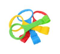 TOYANDONA 4 pezzi Anelli Pull per Lettino Maniglie Colorate Sicure con Bordi Lisci per Cameretta Ragazzo Ragazza Supporto per Apprendimento Stare in Piedi e Camminare Facili da Installare e