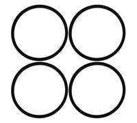 TOYANDONA 4 Pezzi Anello di Tenuta per Bottiglia e Bicchiere in Silicone Nero, per Tazze e Bottiglie 16-20 Oz, Facile da Pulire, Ricambio per Coperchio