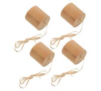 TOYANDONA 4 Pezzi Cappuccio Spegni Torcia in Legno Vintage per Giardino e | Installazione Stabile, Resiste a Sole e Pioggia, Migliora la Sicurezza della Torcia, Adatto a Canister e Inceneritore
