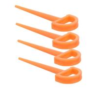TOYANDONA 4 Pezzi Chiodi Di Plastica Picchi All'aperto Piolo Picchetto Della Ancora Campeggio Pali Della Pioli Pesante Con Di Grandi Dimensioni Picchetti Per Arancia