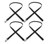 TOYANDONA 4 Pezzi Cintura anti-smarrimento camminatore serratura zaino per girello kidle the child imbracatura per guinzaglio per corda da passeggio staccabile plastica Black