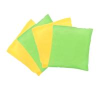 TOYANDONA 4 Pezzi Giocattolo Del Sacco Di Sabbia Lanciando Pouf Sacchi All'aperto Mais Prato Di Grandi Dimensioni Fagiolo Giocare Giocattoli a Sacco Plastica Di Nylon