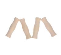 TOYANDONA 4 pezzi Manici in Legno per Barbecue Ergonomici Antiscivolo Ricambio per Utensili Facile da Montare e Pulire Accessori Barbecue