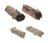 TOYANDONA 4 Pezzi Mini Decorazione da Giardino Ceppo D'albero Artificiale in Resina, Mini Ornamento Paesaggistico per Micro Paesaggi, Accessori Decorativi per Tavoli di Sabbia e Casa