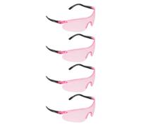 TOYANDONA 4 Pezzi Occhiali Protettivi, Gioco Cs, Laboratorio Chimica Rosa | Leggeri in Policarbonato, Vestibilità Stabile Antiscivolo, per Attività Scolastiche e Giochi di Tiro