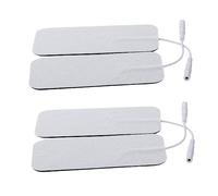 TOYANDONA 4 pezzi Pads Elettrodi per Elettrostimolatore Muscolare con Gel Conduttore Non Tessuto Autoadesivi e Riutilizzabili per Terapia Fisioterapica Media Frequenza